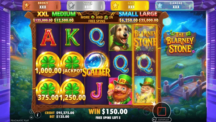 The Blarney Stone - Jackpot Reveal बोनस रूले